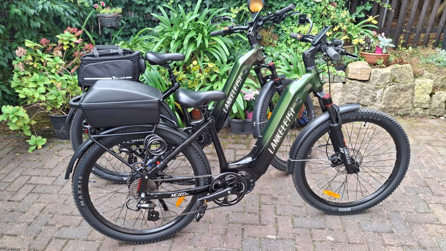 Customer photo review of Lankeleisi MG600 Lite 250W 27.5" Electric Trekking Bike 720Wh SUV E-bike with Switchable Sensor 36V 20Ah Battery