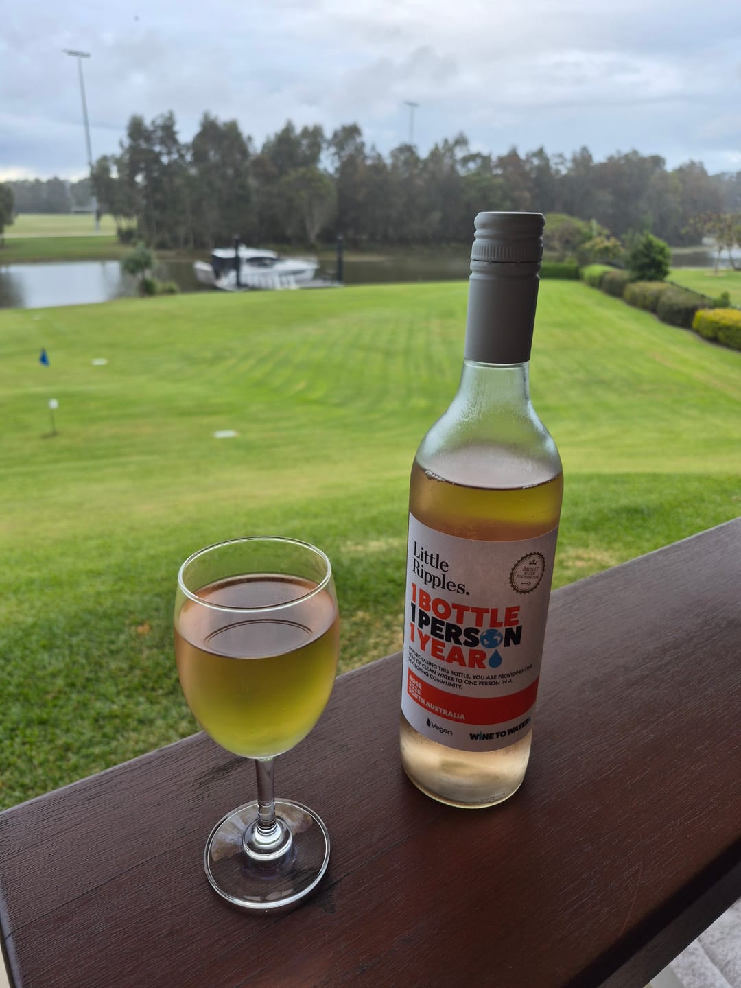 Customer photo review of Zero Sugar Rosé – Vegan Australian Wine | 6 Pack