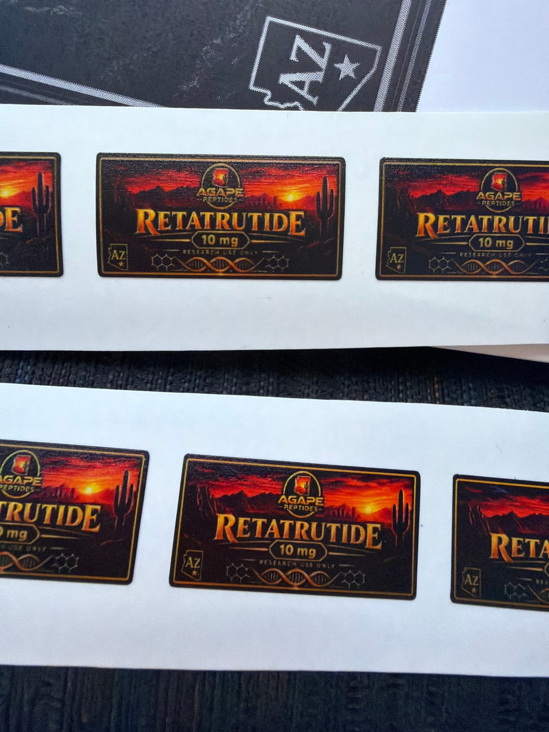 Customer photo review of Print Custom Labels