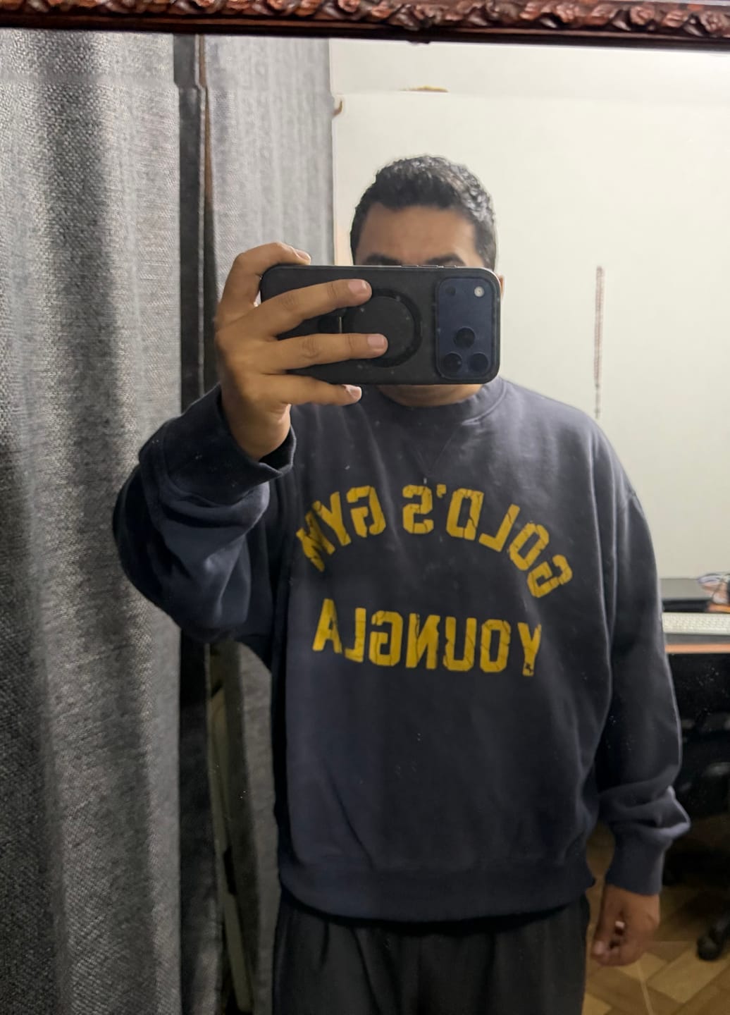 Customer photo review of 5166 - Gold's Iron Legacy Vintage Crewnecks