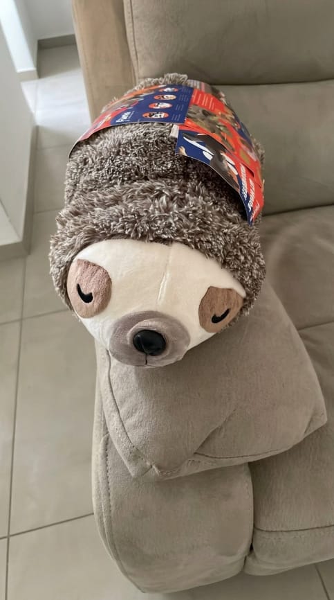 Customer photo review of Peluche Calmante para Mascotas