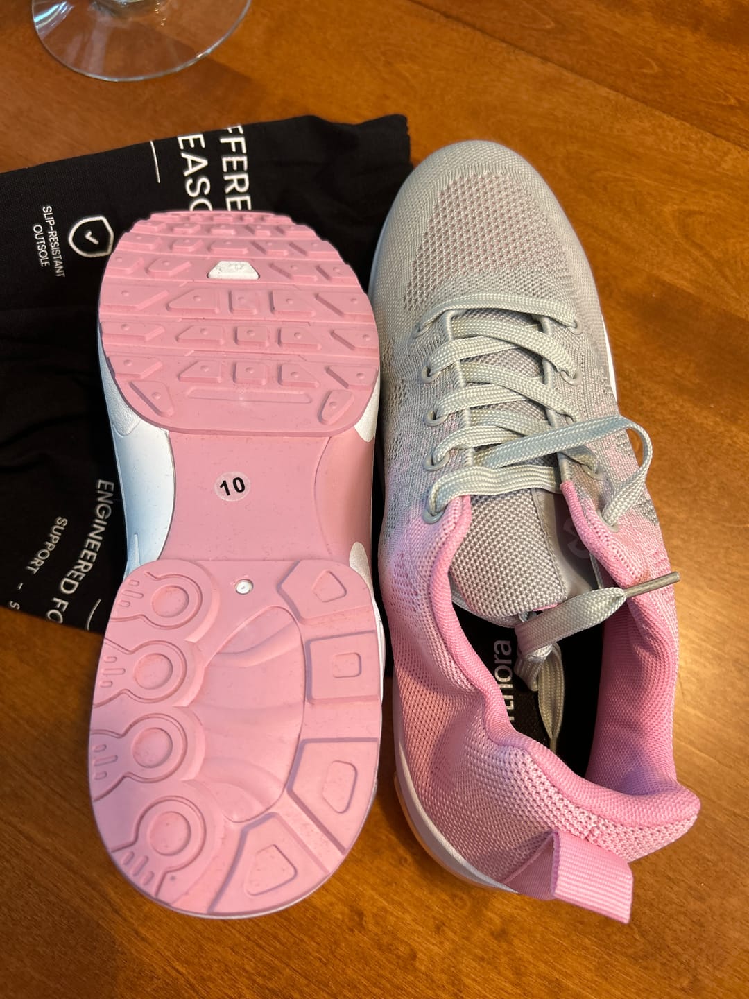 Customer photo review of Orthora™ Pro – 12-Hour Shift Shoes for All-Day Foot, Knee & Back Pain Relief (BOGO)