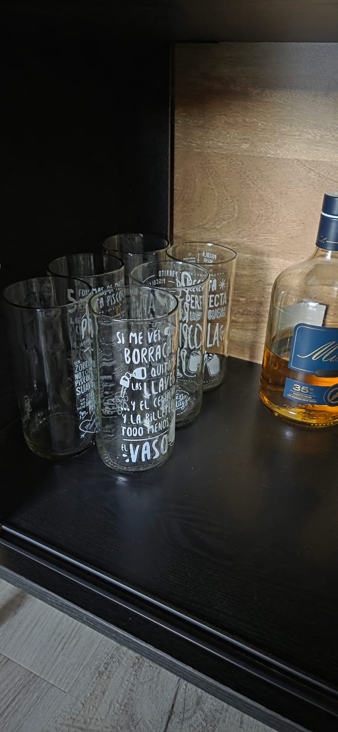 Customer photo review of Piscoleros  - Juego de 6 Vasos - 500 ml