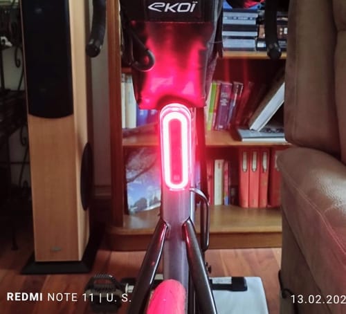 Customer photo review of BrakePro Fahrrad Rücklicht mit [VisionLux] LEDs und Bremslicht