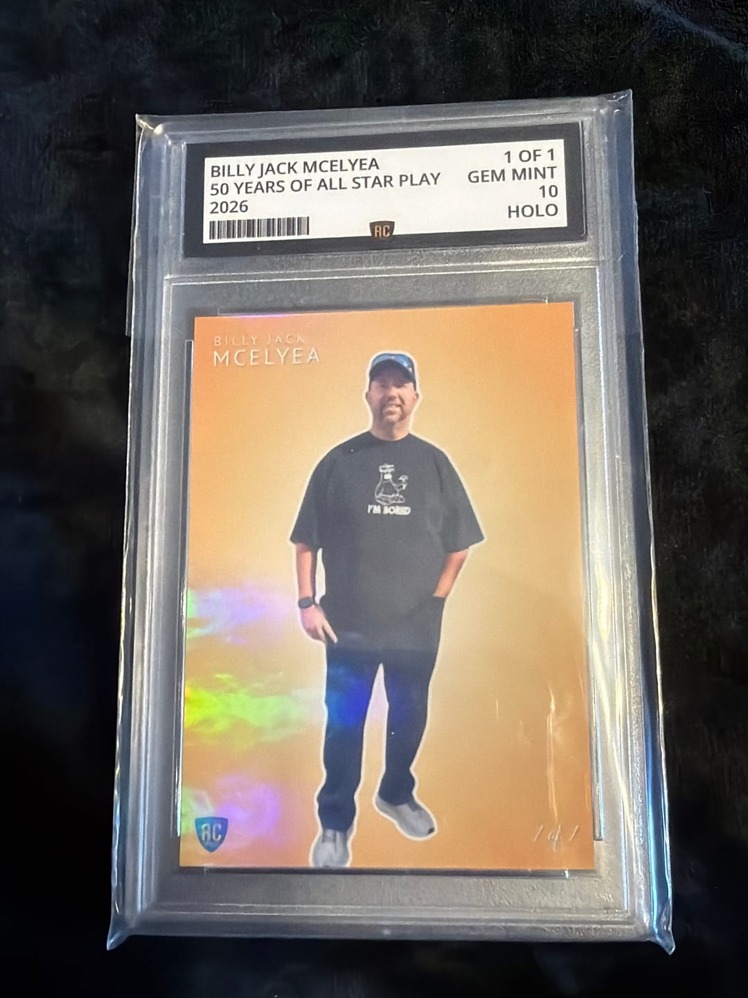 Customer photo review of Custom Graded Card