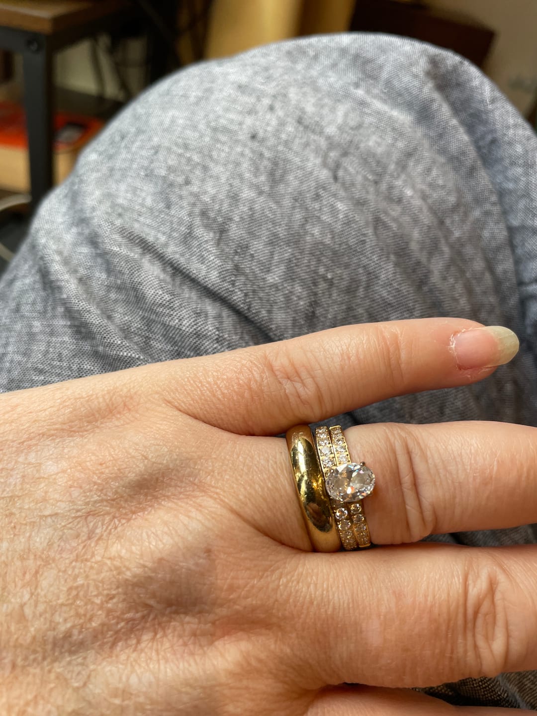 Customer photo review of Eternity Band Ring