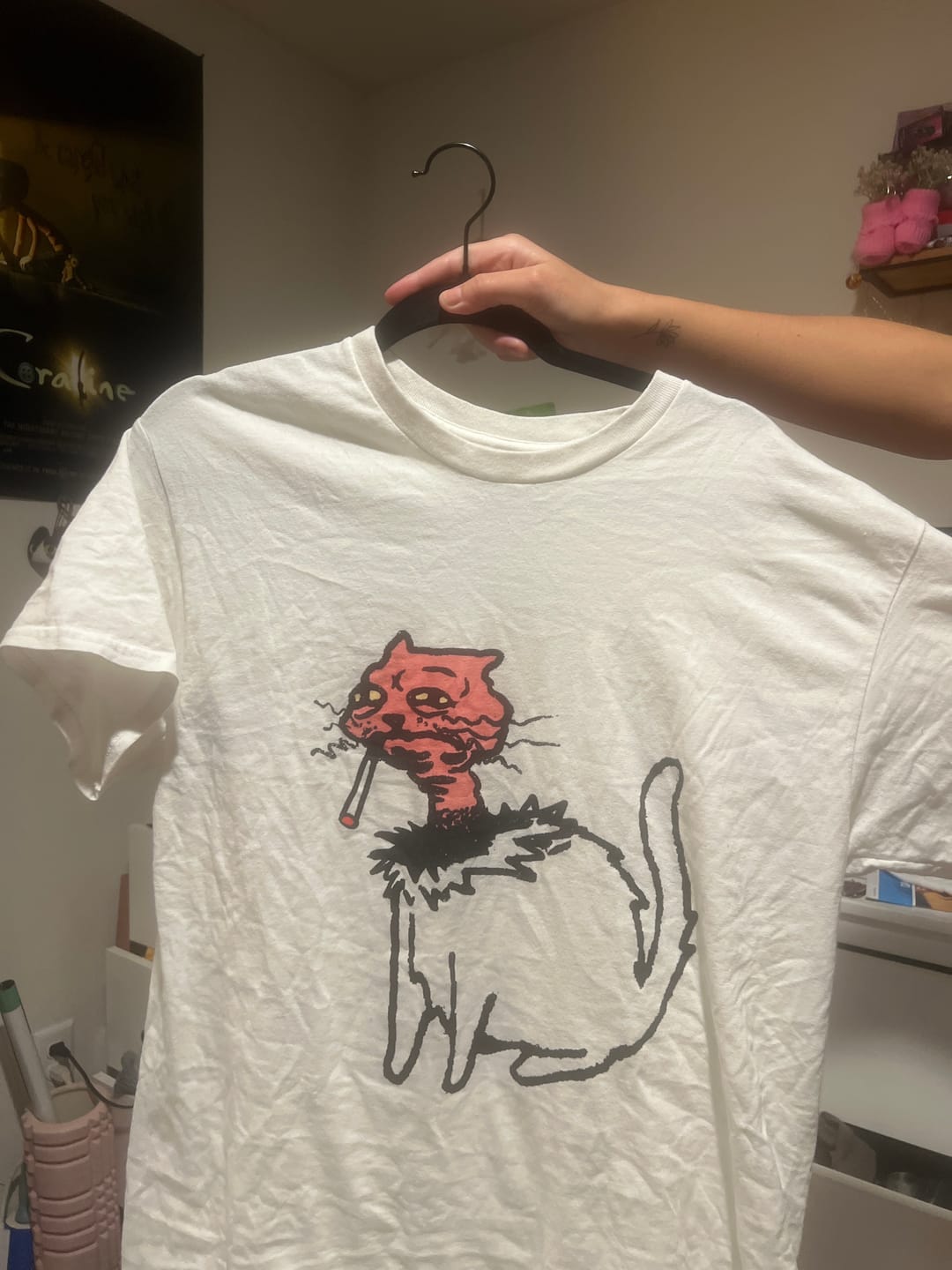 Customer photo review of MEOWBRO MYSTERY TEE