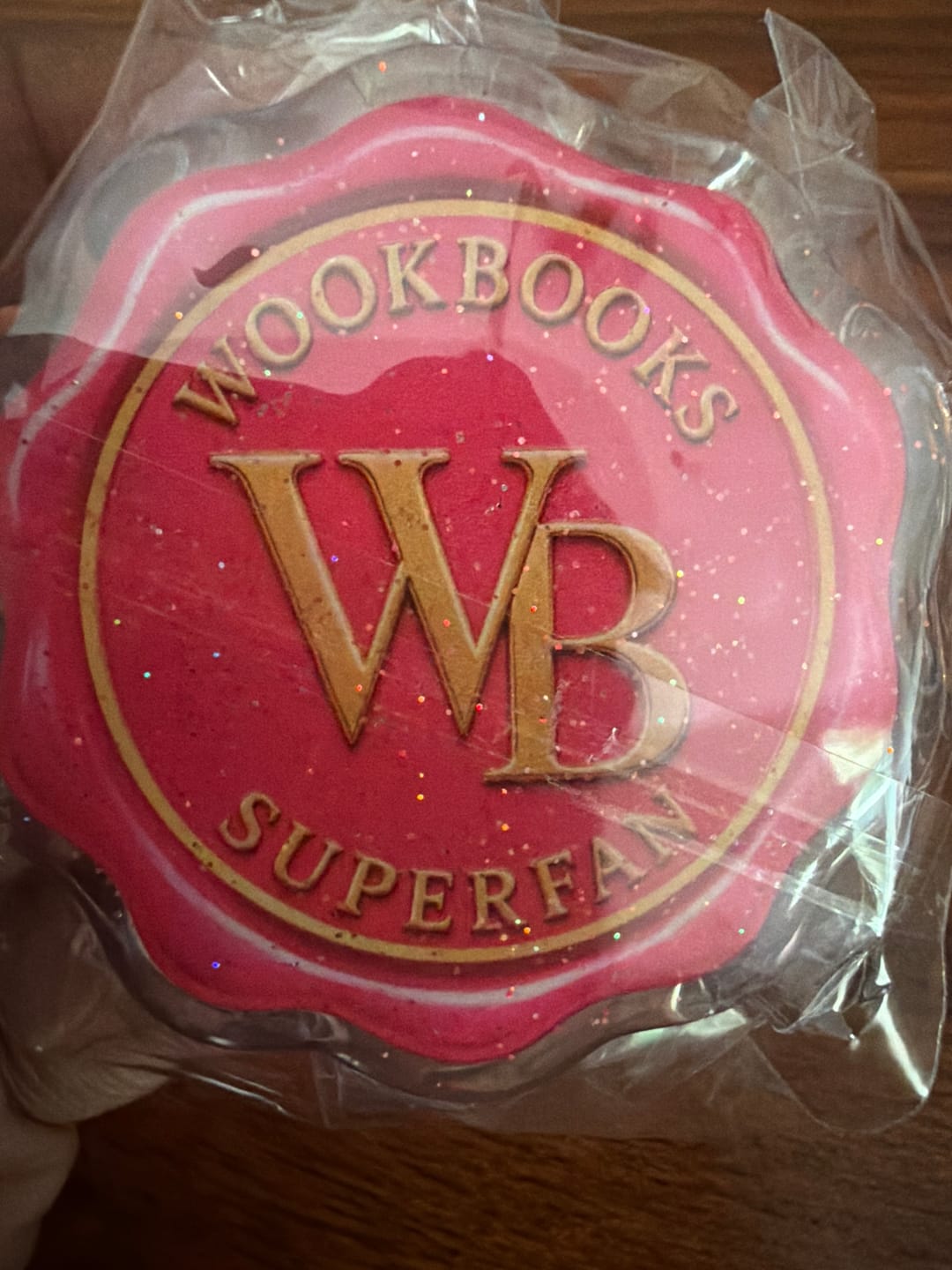 Customer photo review of Super Fan Exclusive Wax Seal Acrylic Page Clip