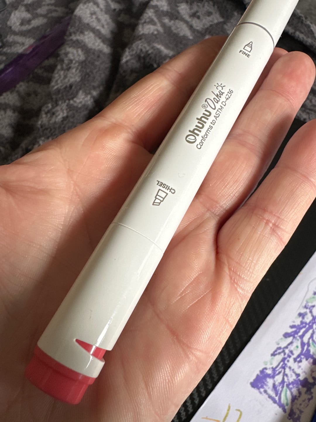Customer photo review of Ohuhu Oahu R588 / R111 Individual Marker, Fine & Chisel