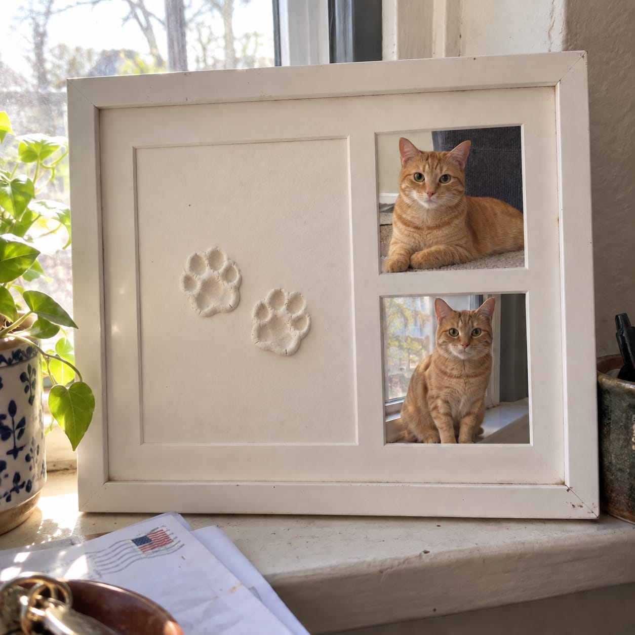 Customer photo review of Pet Clay Print kit