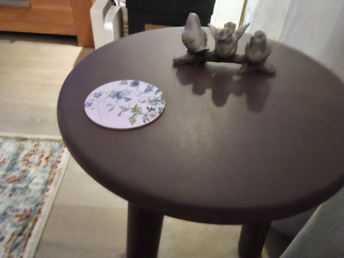 Customer photo review of Kleine ronde salontafel Enzo | 37 cm Ø