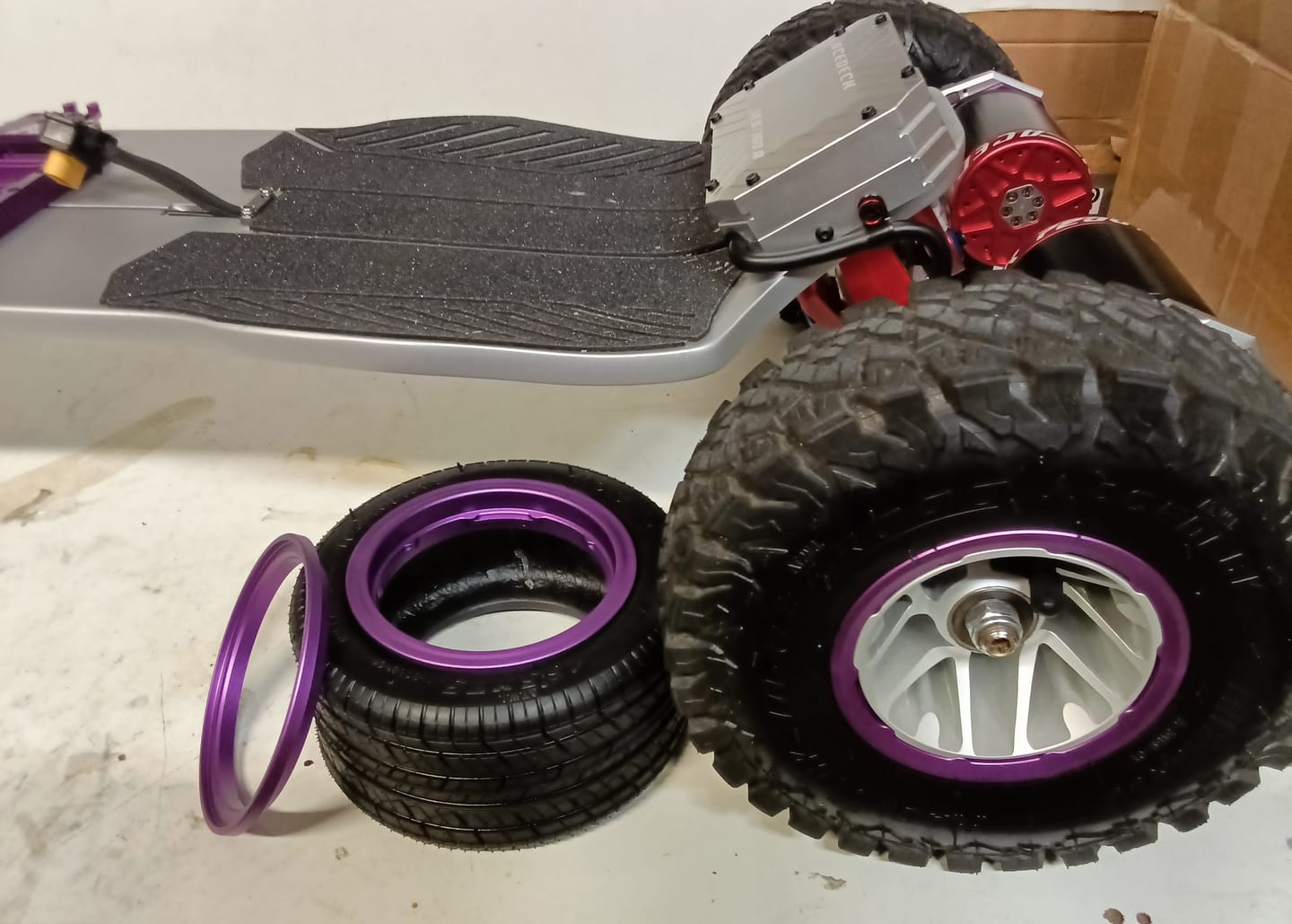 Customer photo review of Acedeck® CNC Quick-release Hub Ring & Centers