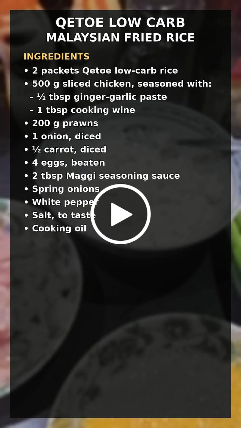 Customer video review of Qetoe Low Carb Rice BULK VALUE 10 X TWIN PACKS