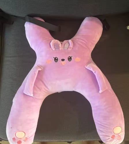 Customer photo review of Cuddlo — La almohada que abraza en cada viaje
