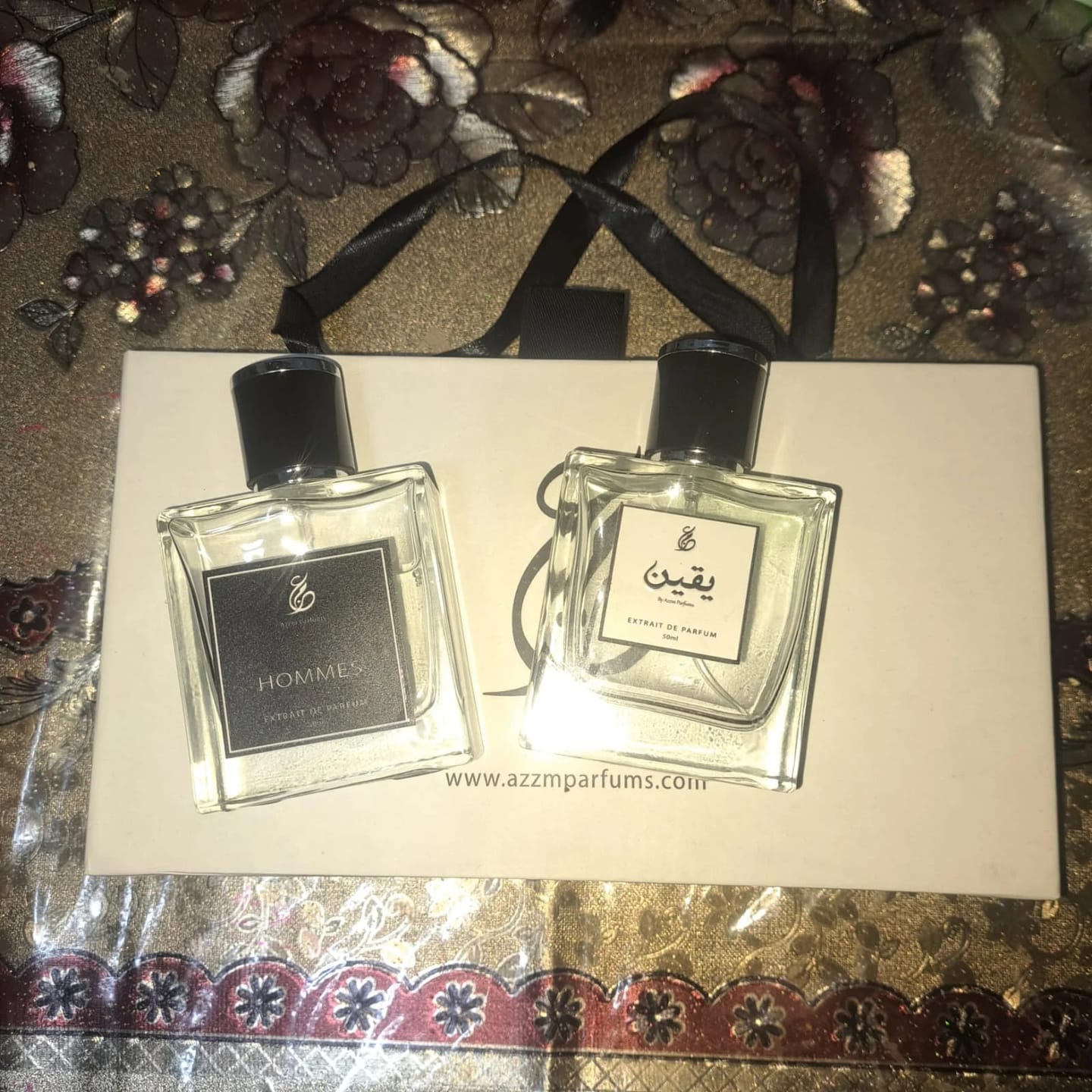Customer photo review of Pack AZZM – 3 PARFUMS AU CHOIX