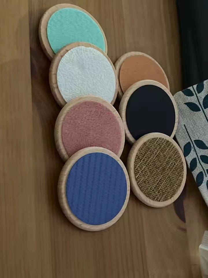 Customer photo review of Montessori Tastscheiben Sensorikspielzeug | Textur Matching Taktiles Lernspielzeug Kleinkind