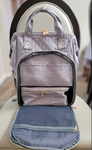 Customer photo review of 3-in-1 Backpack with Included Lunch Bag