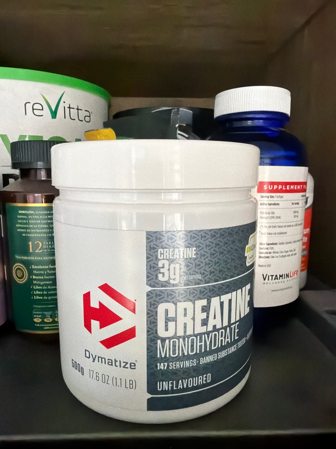 Customer photo review of Dymatize Creatina Creapure Monohidrato 500 Gr