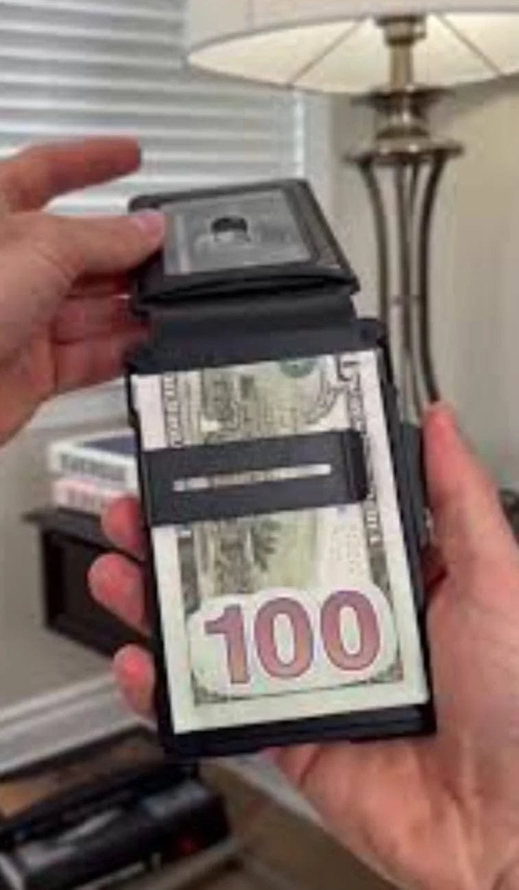 Customer photo review of Minimalist Wallet – Maximum Capacity. Minimal Footprint.