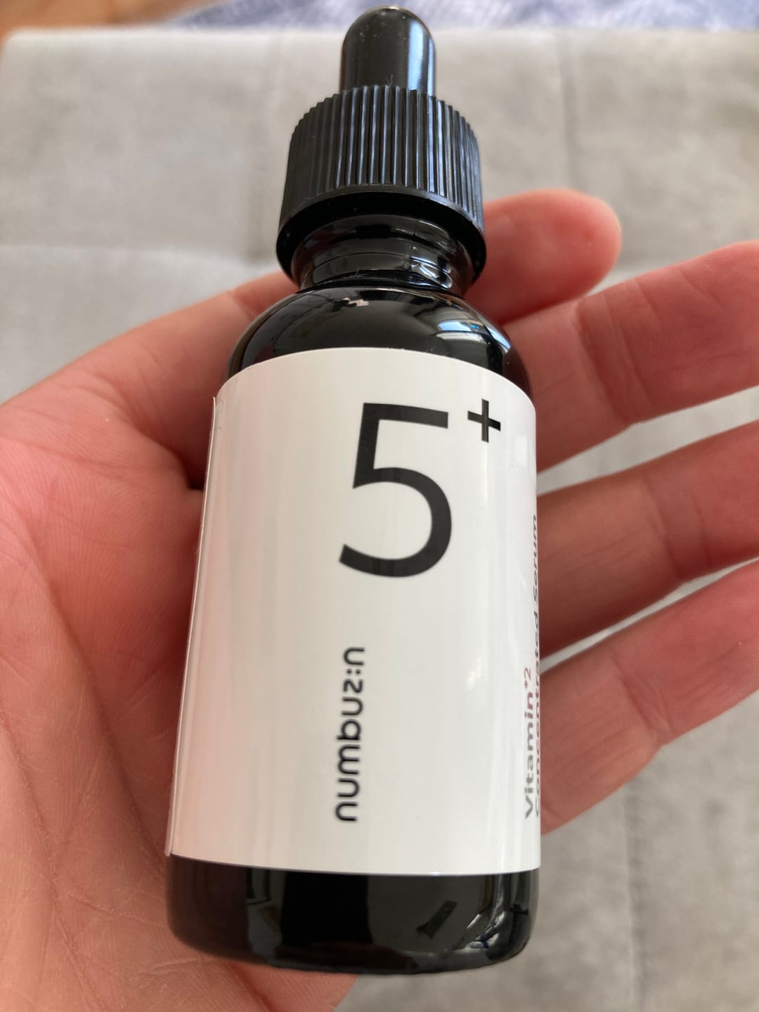 Customer photo review of Numbuzin - Sérum - No.5 Glutathione Vitamin Concentrated serum