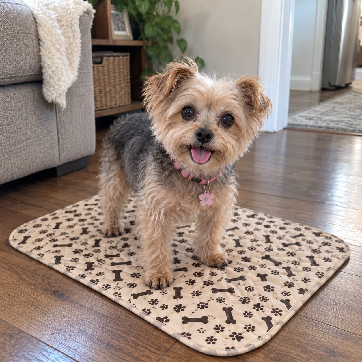 Customer photo review of BuddyPup™ Tapete Absorbente Lavable con Feromonas