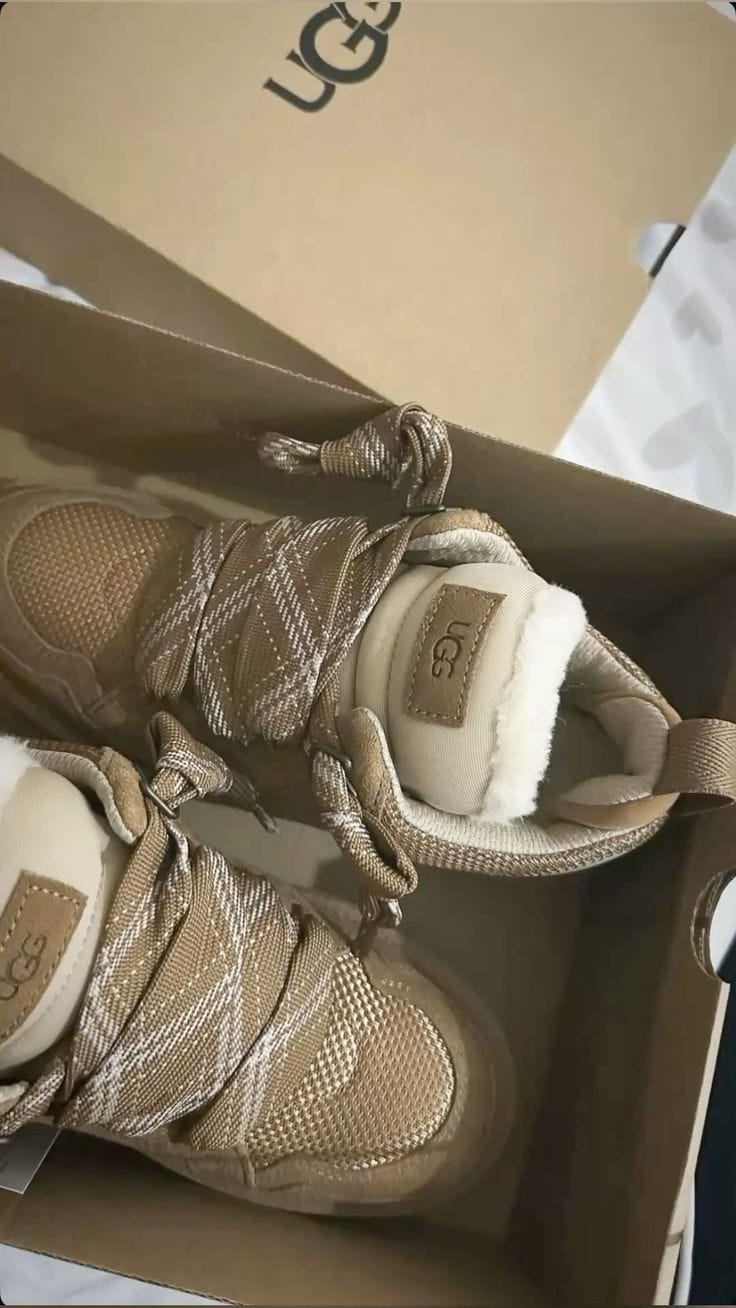 Customer photo review of Baskets d’hiver en daim