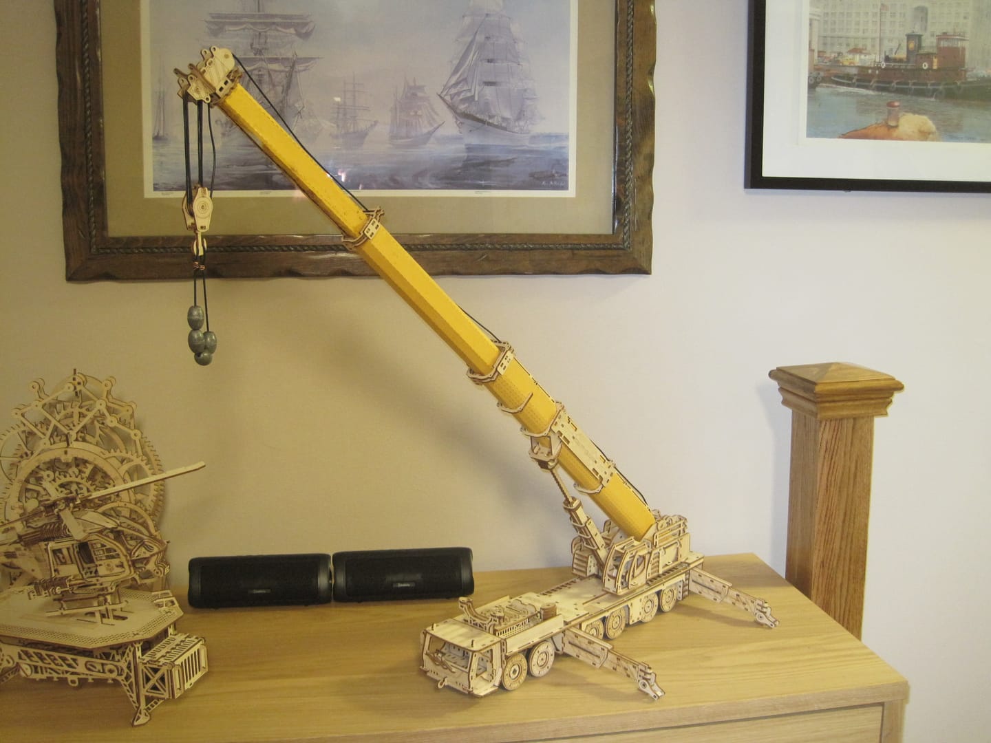 Customer photo review of All Terrain Crane 3D Wooden Puzzle