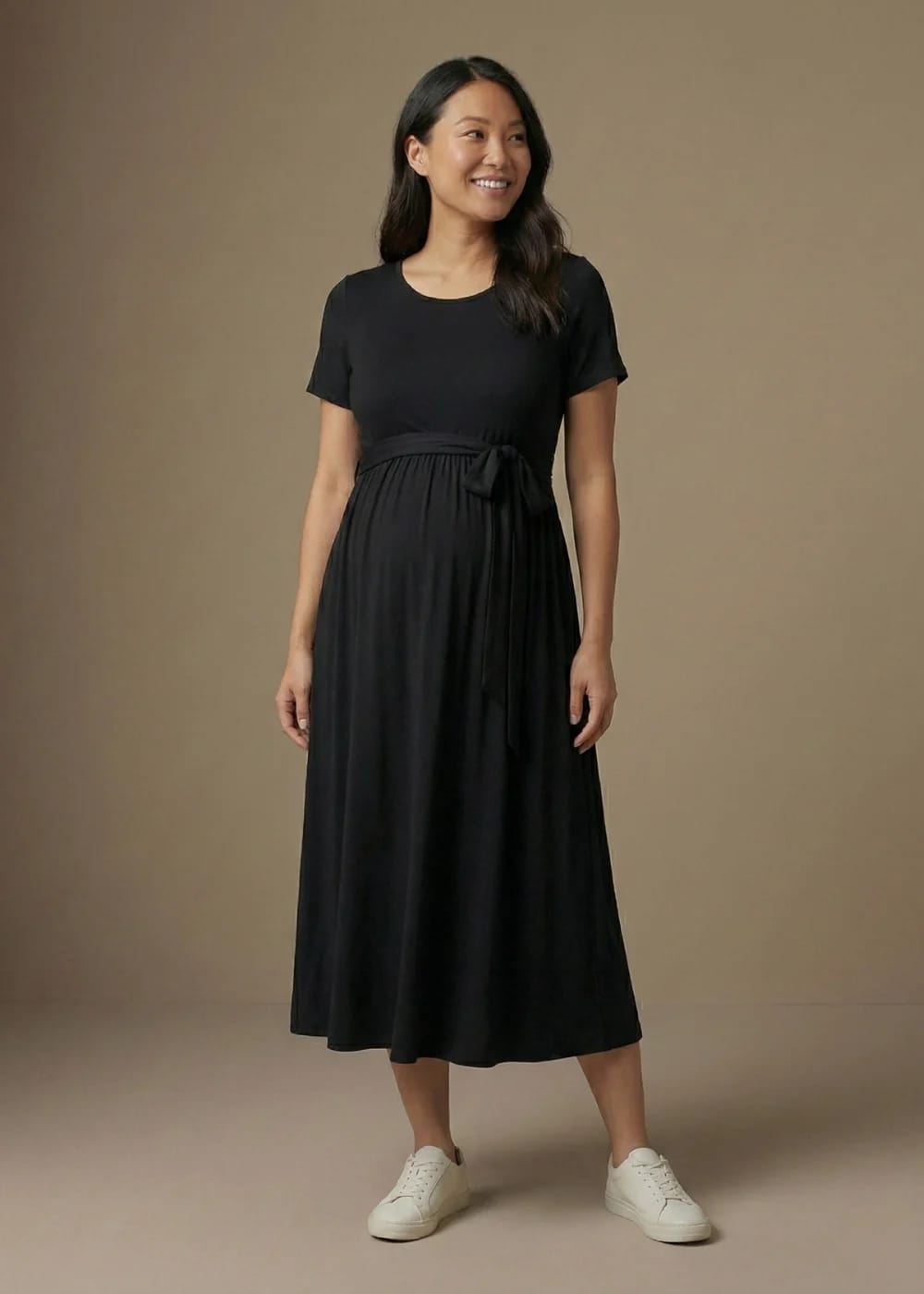 Customer photo review of Slyvie Black Dress
