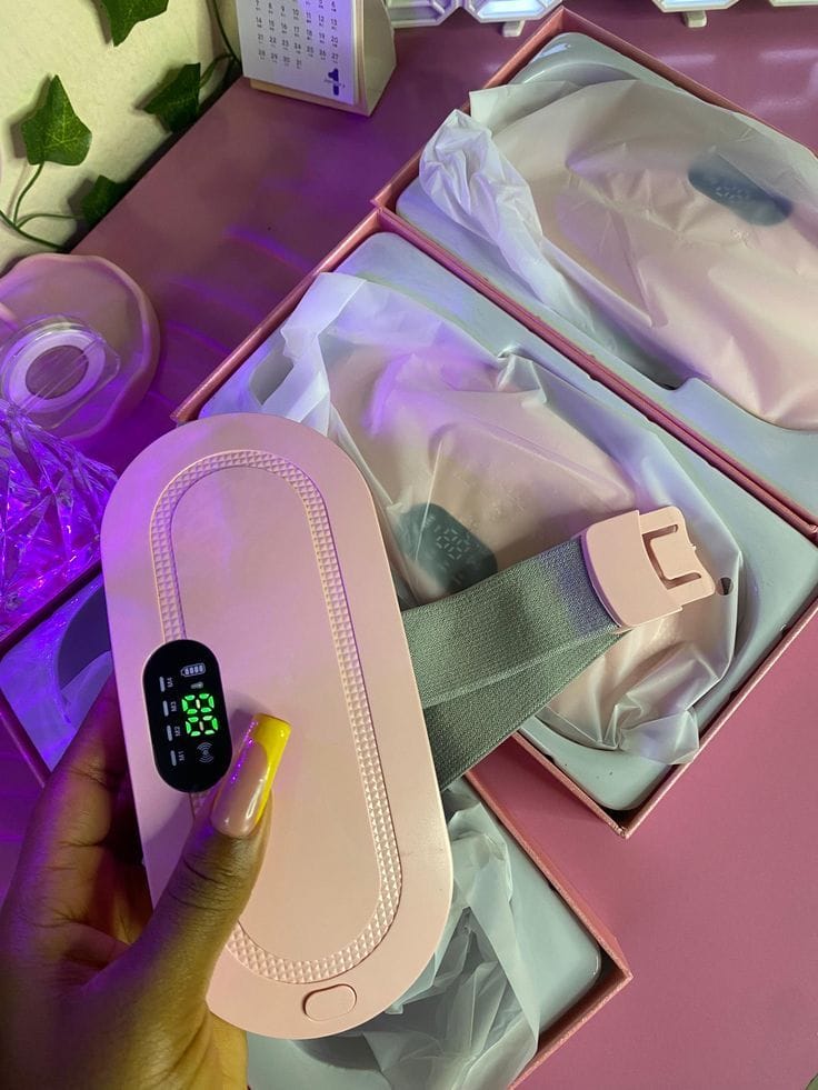 Customer photo review of Portable Massage Heating Reusable Belt