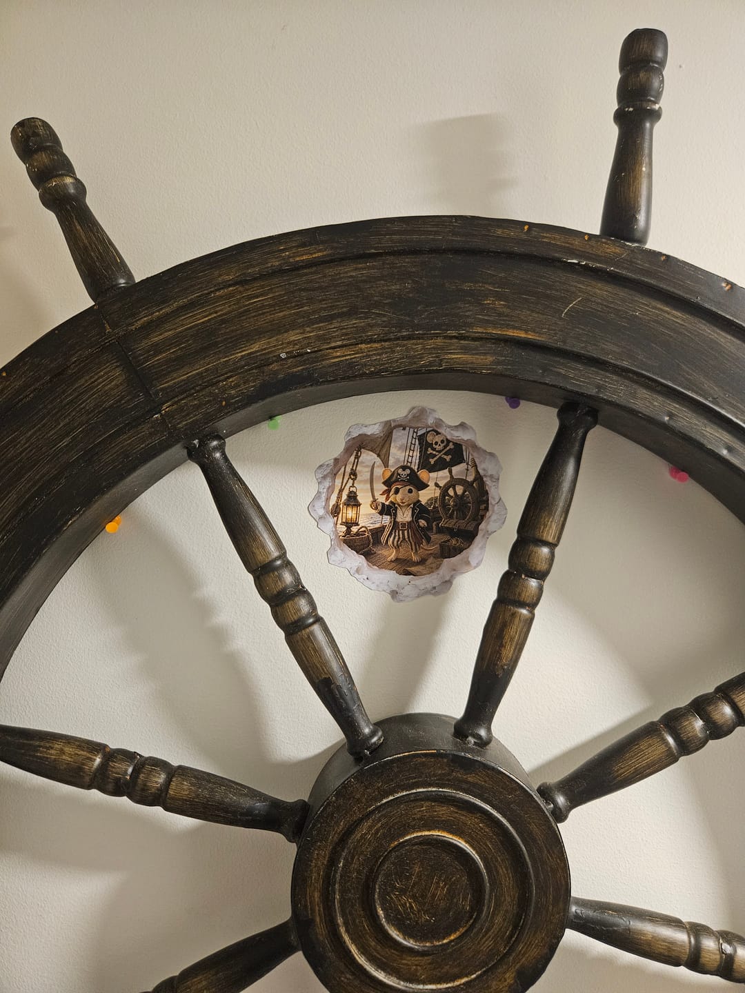 Customer photo review of Pearlescent Dragon Hole Decal