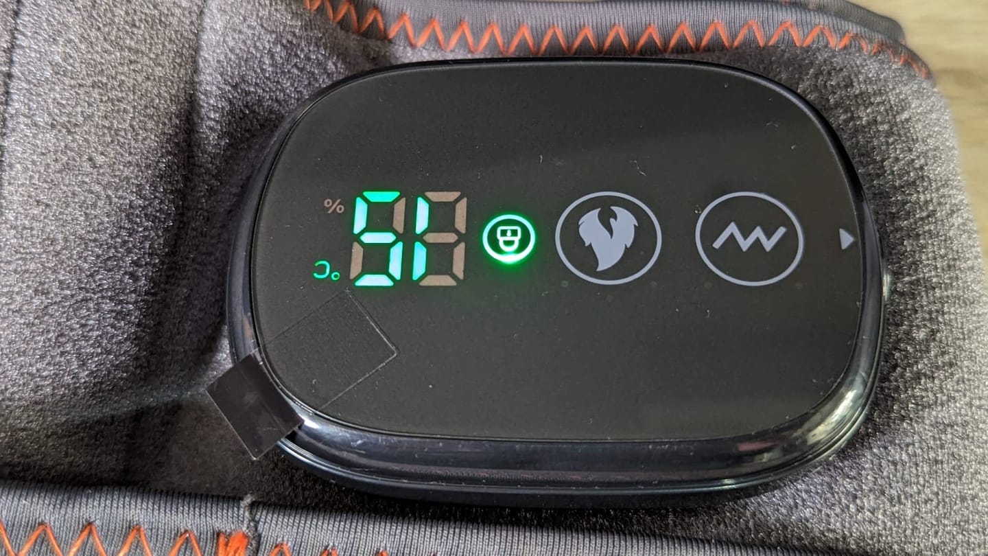 Customer photo review of Ceinture Lombaire Chauffante & Massante Rechargeable