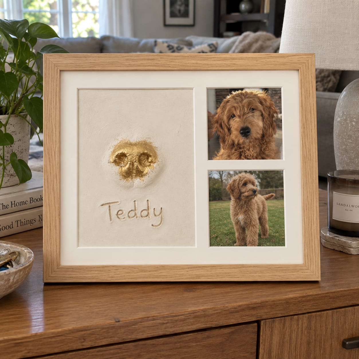 Customer photo review of Pet Clay Print kit