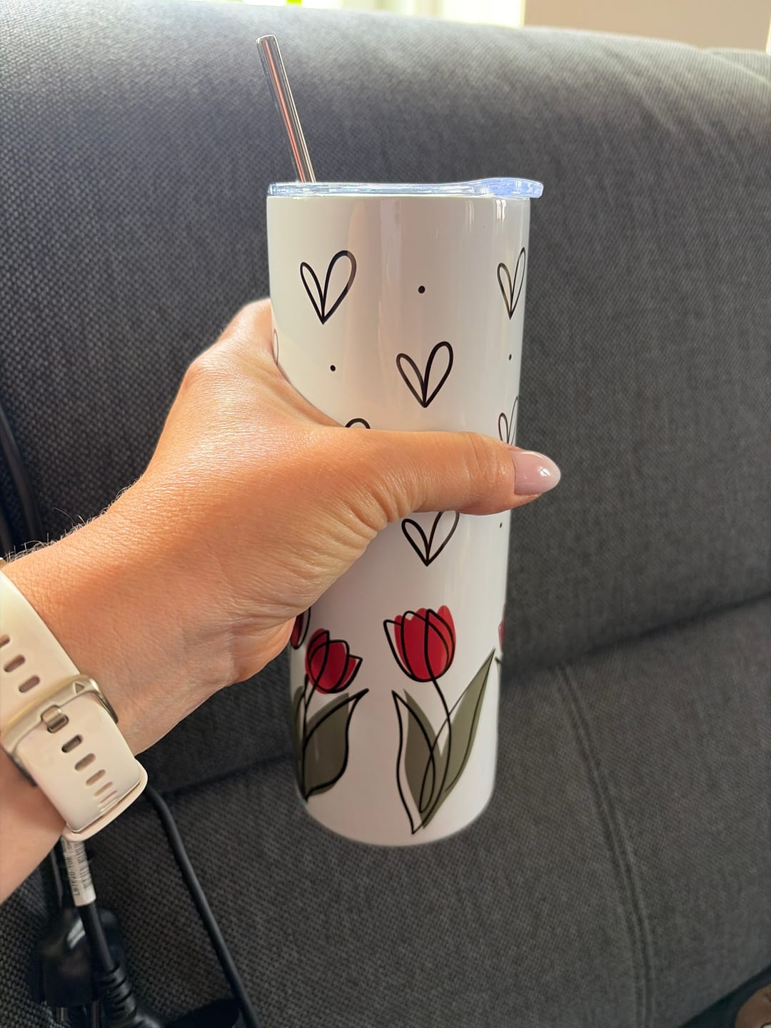 Customer photo review of Termo kelímek - Tulips