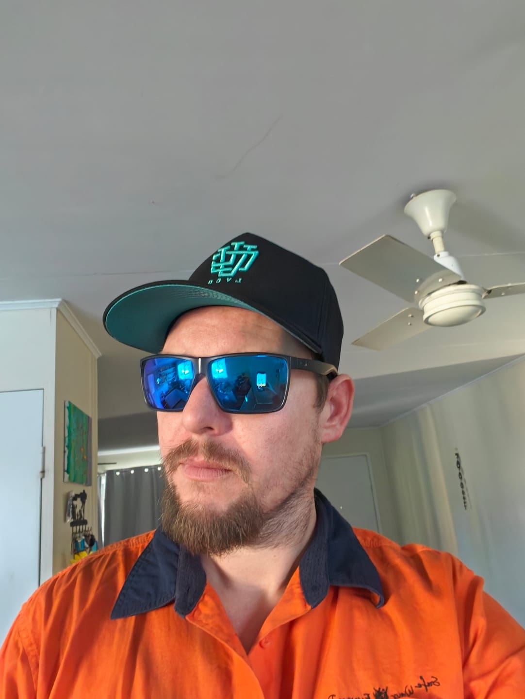Customer photo review of Deep Fit LVCO Midnight Mint A-Frame Snapback