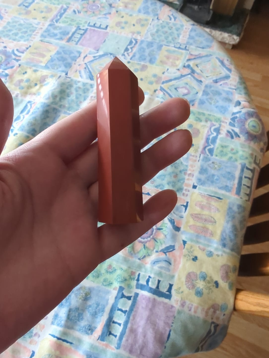Customer photo review of Natural Red Jasper Crystal Exquisite Point