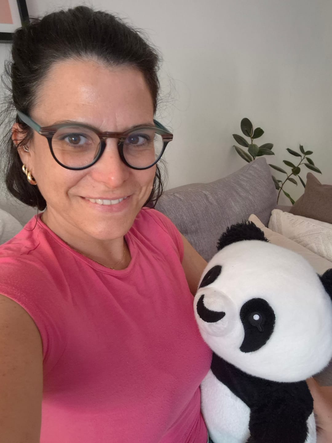 Customer photo review of Hugimals - בובת כובד בוואי הפנדה