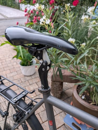 Customer photo review of gefederte Sattelstütze ComfortSpring - Comfort-Spring-Technologie