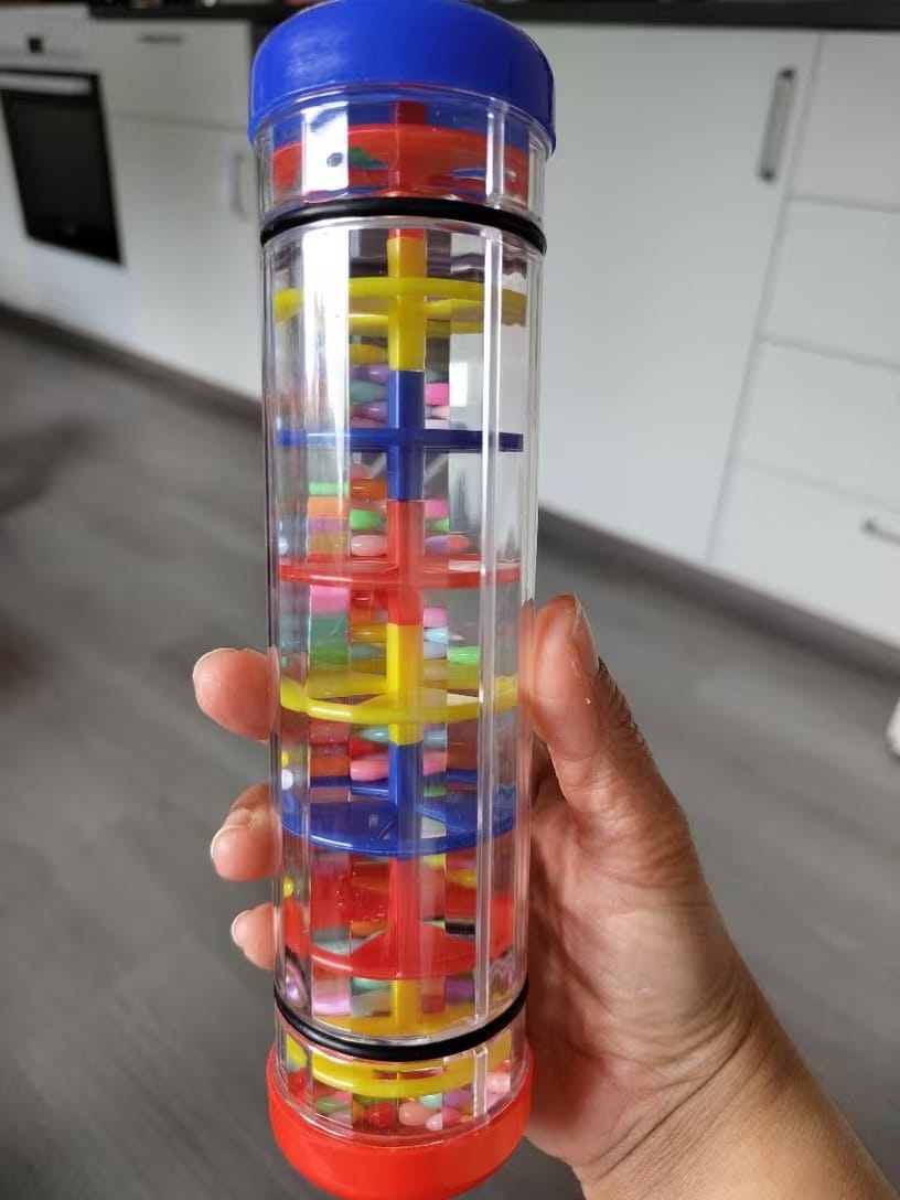 Customer photo review of Regenstab Sensorspielzeug Kinder | Beruhigendes Klangspielzeug Sensorik Kleinkind