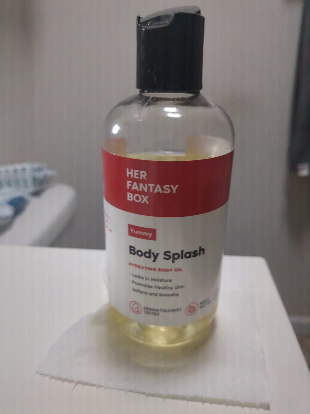 Customer photo review of Fruity Skin Body Oil Bundle