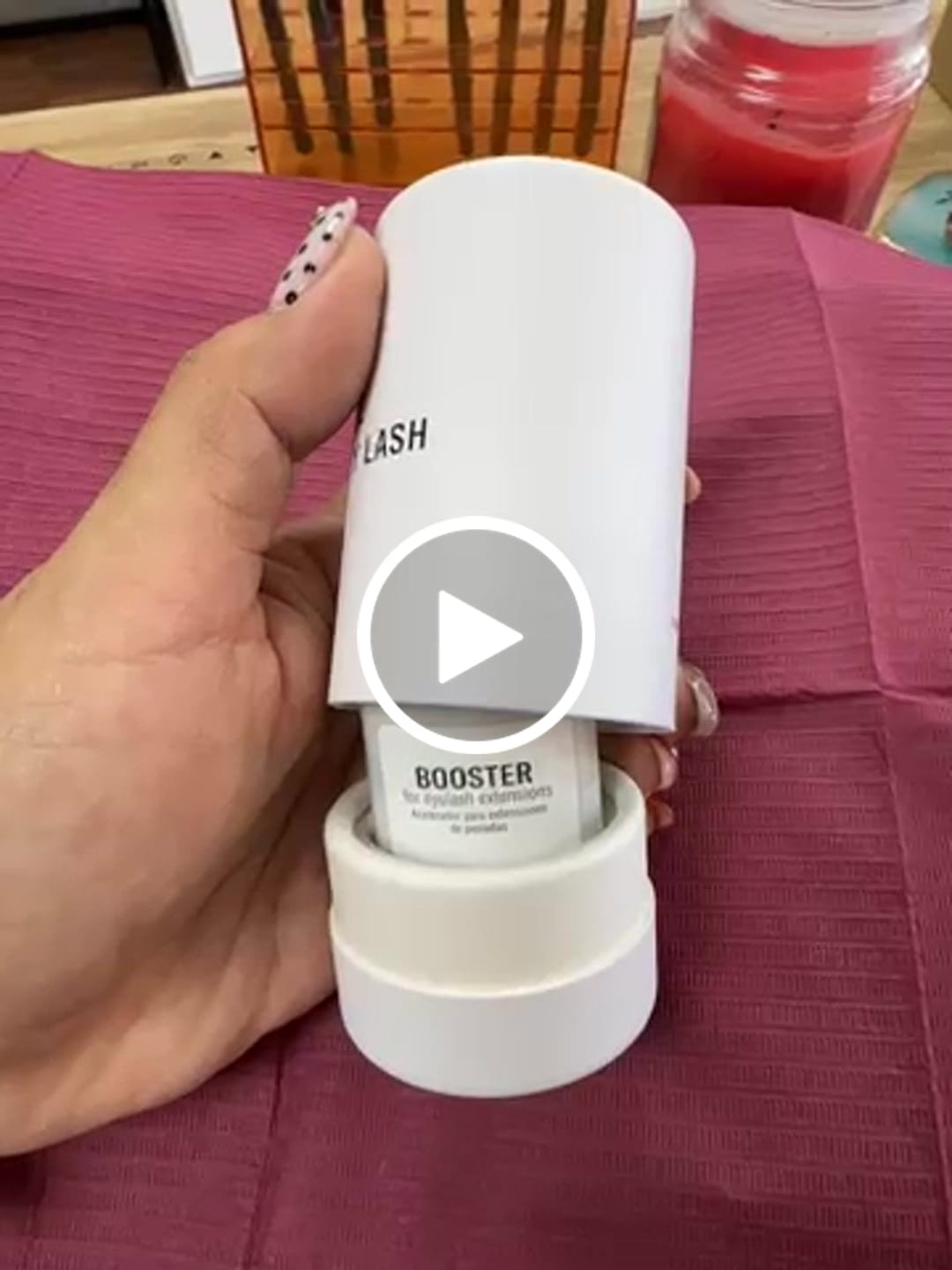 Customer video review of Booster