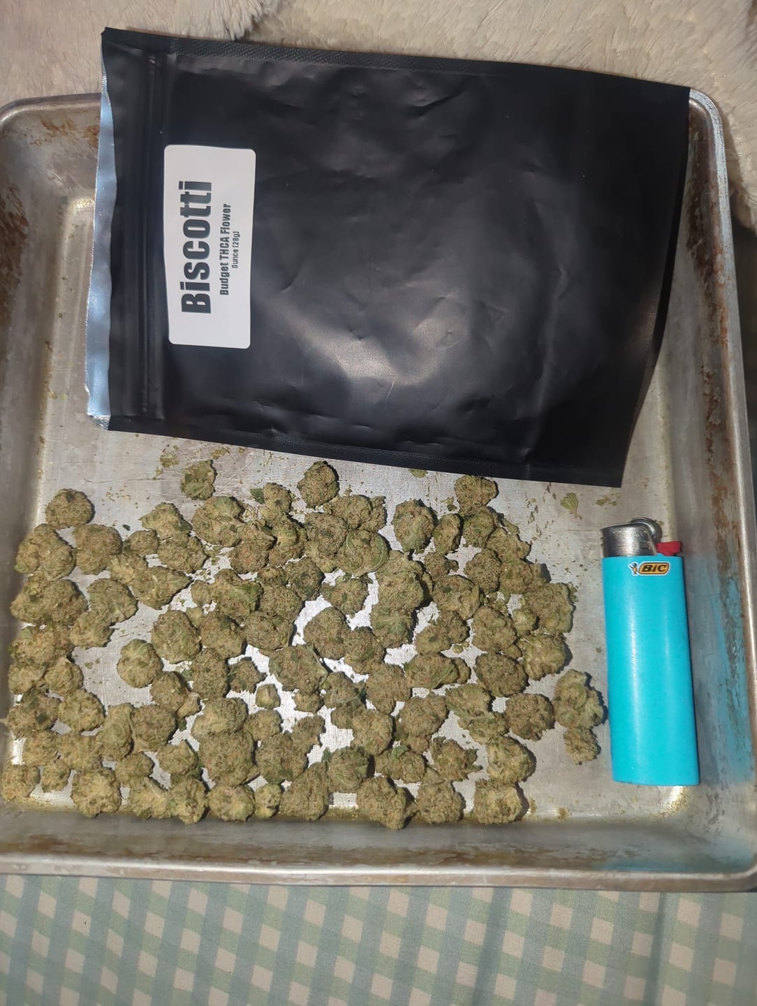 Customer photo review of Biscotti THCA Flower (Budget)