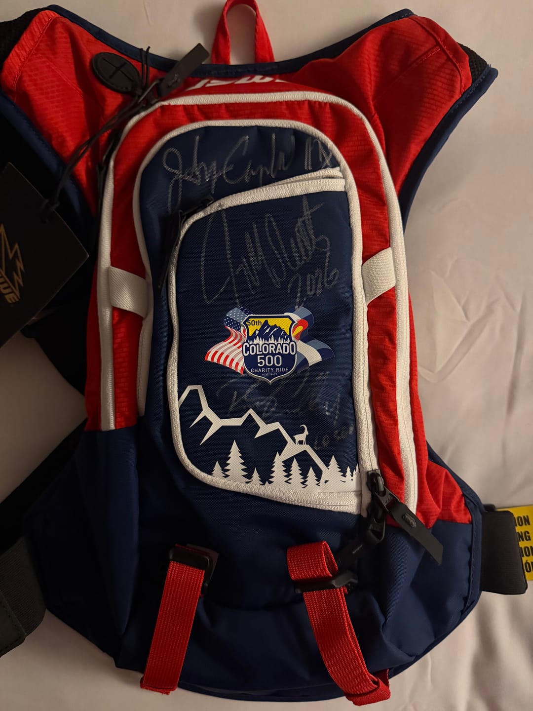 Customer photo review of OUTLANDER 4L Moto Hydration Pack