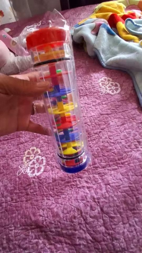 Customer photo review of Regenstab Sensorspielzeug Kinder | Beruhigendes Klangspielzeug Sensorik Kleinkind
