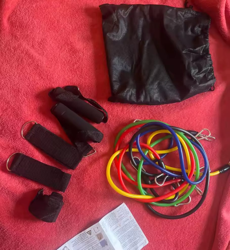 Customer photo review of Set de Bandas de Resistencia 5 Niveles