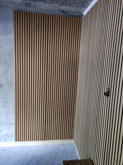 Customer photo review of Panneau acoustique en bois | Chêne Rustique | De première qualité