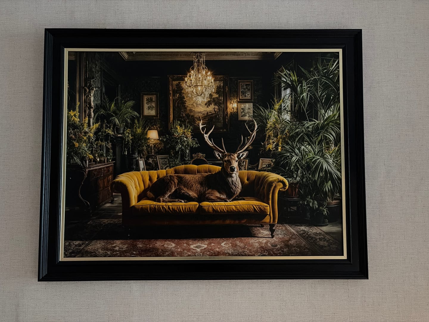 Customer photo review of Lounging Stag By Artko