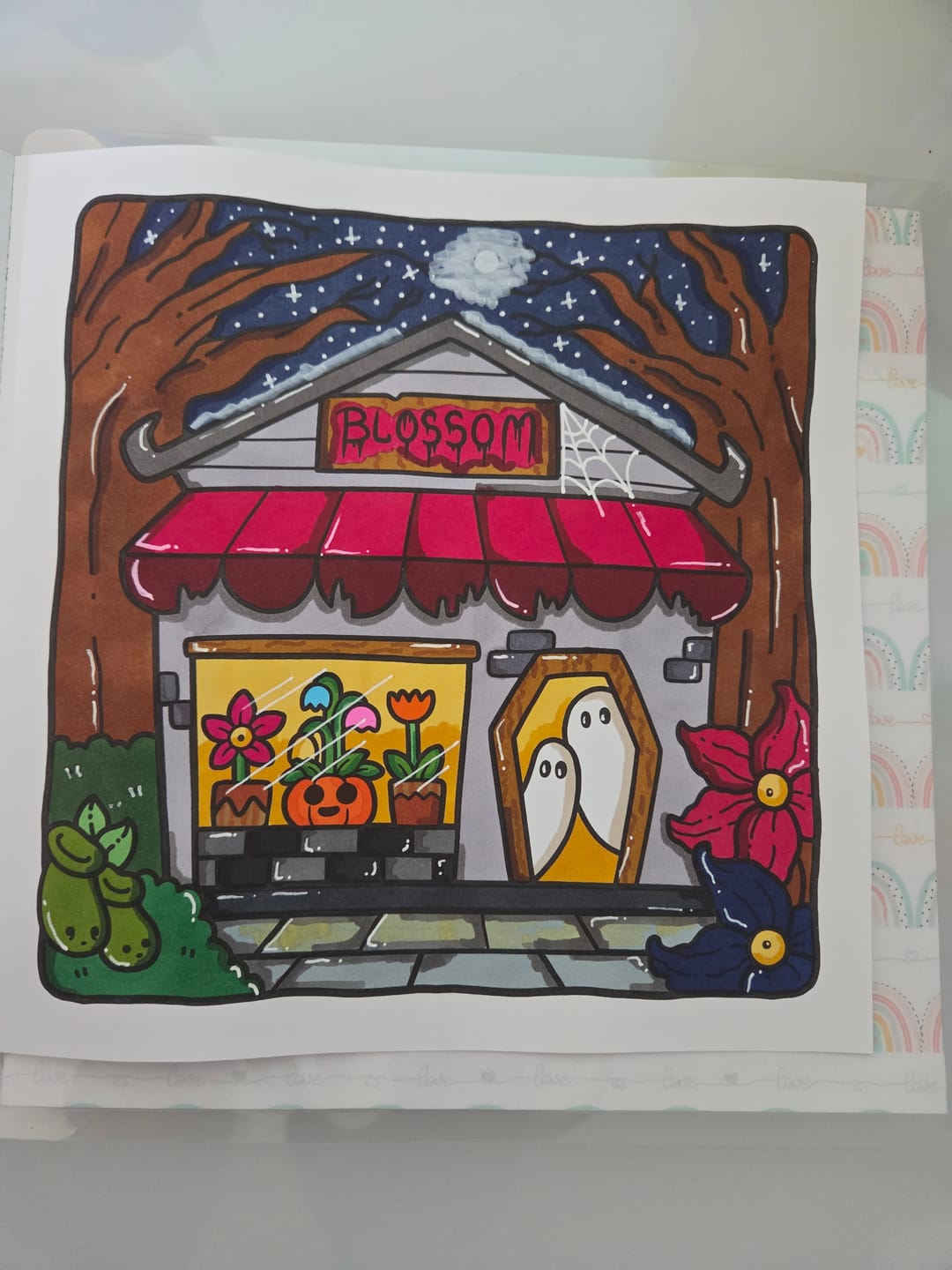 Customer photo review of Ohuhu Honolulu 120 Colors Dual Tips Alcohol Art Markers (New Color Codes)