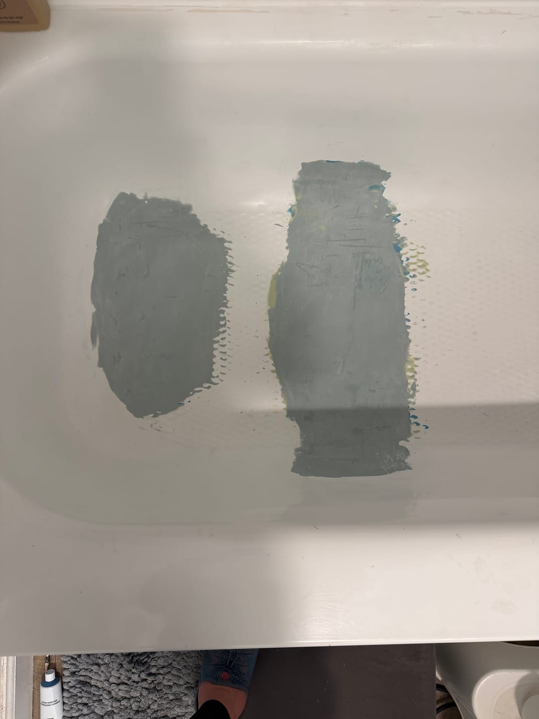 Customer photo review of Floor Crack Repair Kit