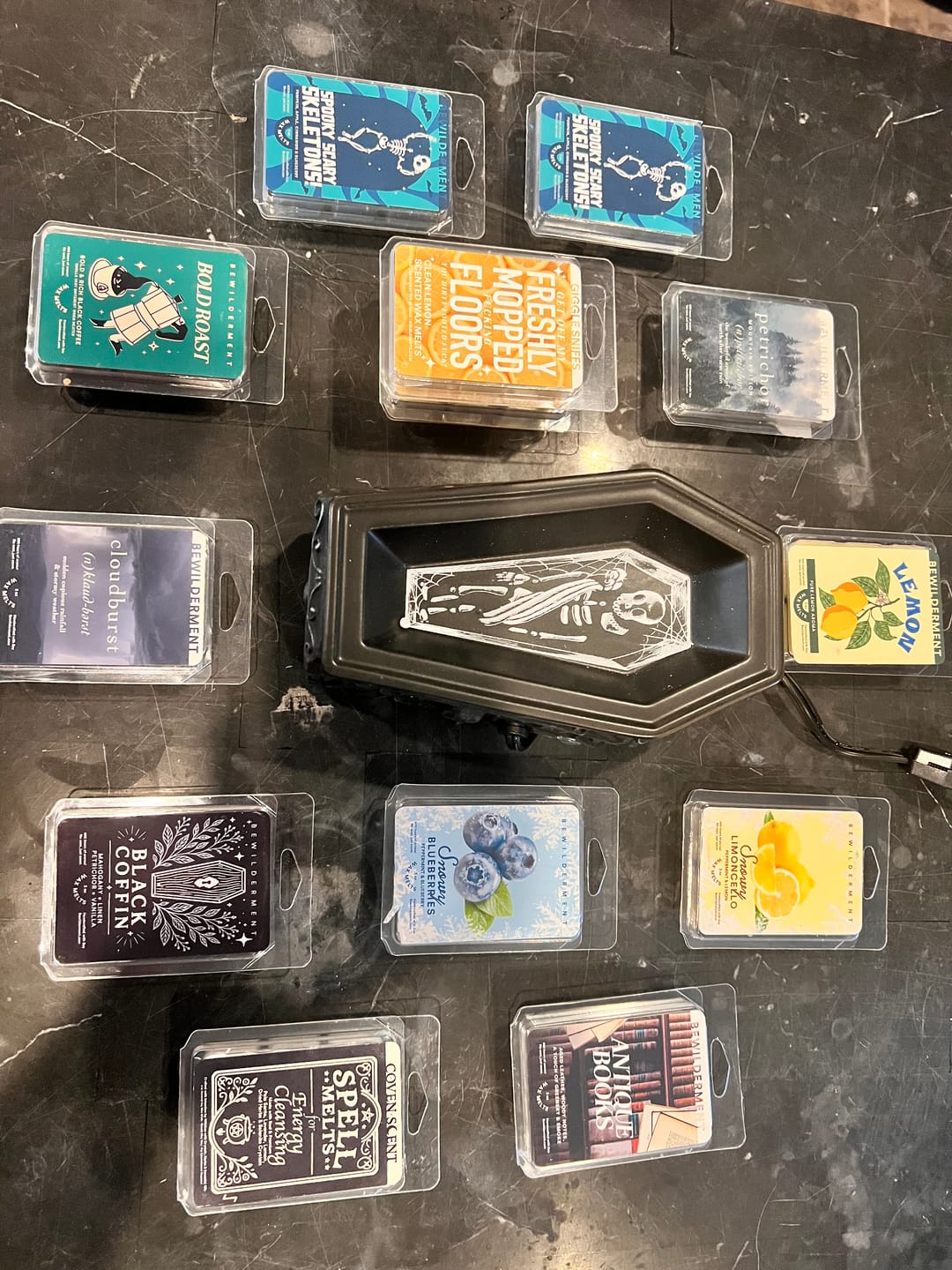 Customer photo review of Snowy Blueberries Wax Melts