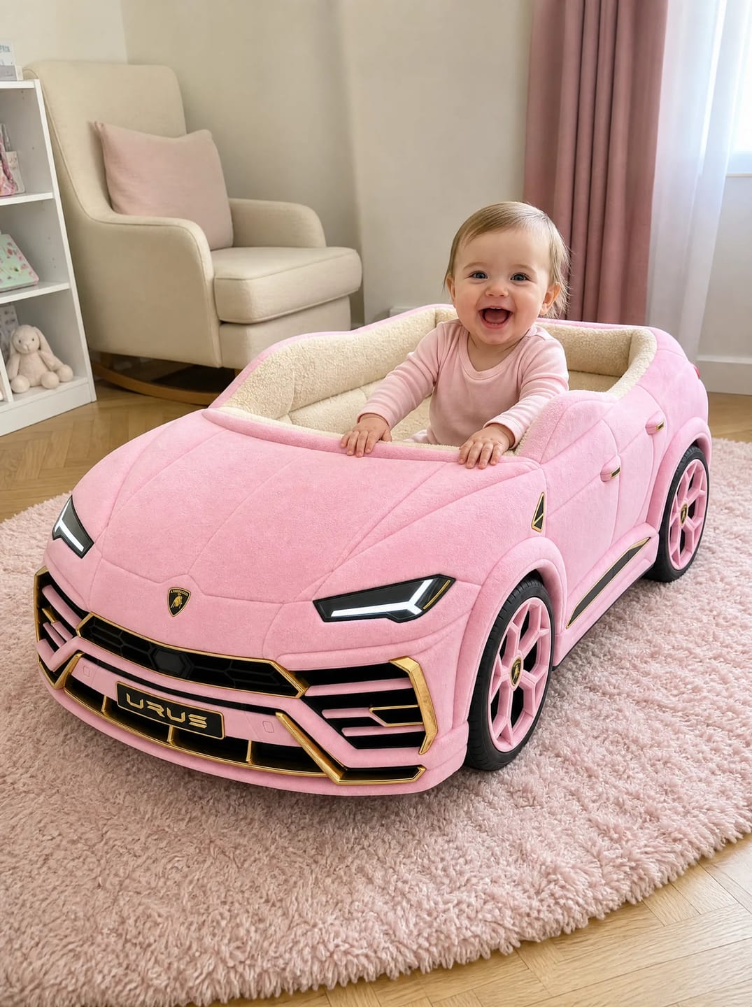Customer photo review of BabyDrifter Luxury Car Beds for Babies